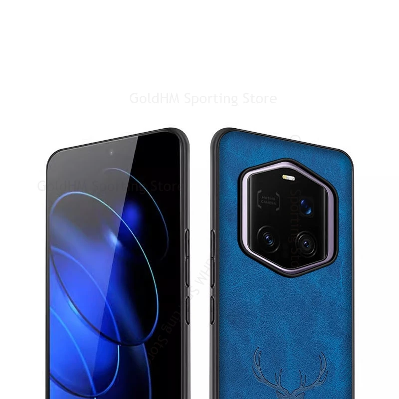 Picture 6: Fundas For Honor Magic7 RSR 3D Cartoon Elk Deer Head Leather Phone Case For Magic 6 RSR PTP-AN20 Soft Silicone TPU Bumper Cover