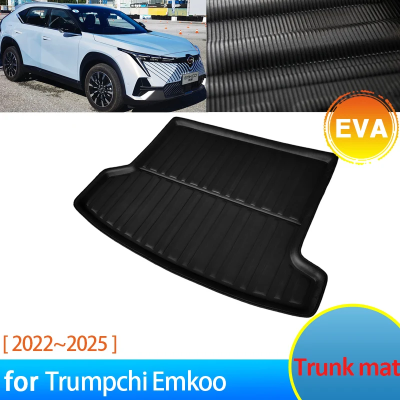 EVA For Trumpchi GAC Emkoo 2024 2023 2022 Accessories Car Trunk Mat Floor Tray Waterproof Liner Cargo Boot Carpet Parts Sticker