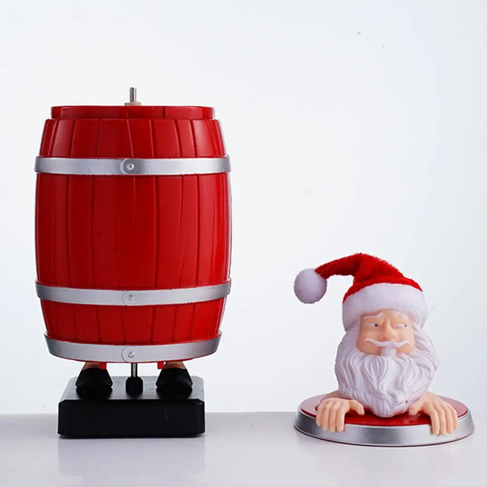 Funny Santa Claus Cigarette Dispenser Up Holder Prank Toy Smoking Box Case  Gifts