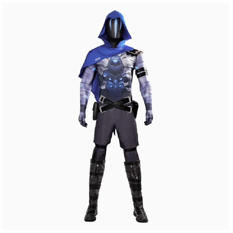 Hot selling cosplay costumes, shadow cosplay costumes, Valorant games, and men's cosplay costumes