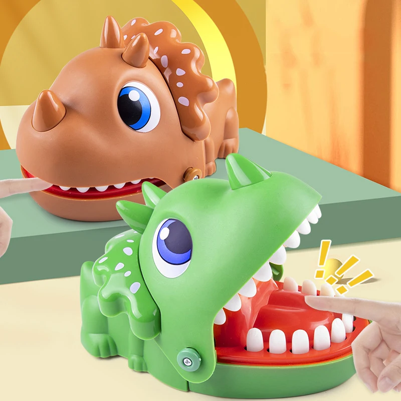 Dinosaur Triangle Dragon Biting Finger Games Crocodile Teeth Game Interactive Dentist Children Adult Decompression Prank Toys