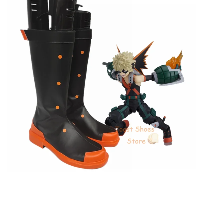 Comic Anime Voor Con Carnaval Party Cosplay Kostuum Prop Anime My Hero Academia Bakugō Katsuki Cosplay Schoenen