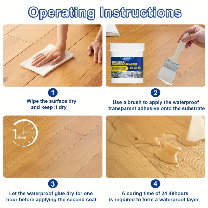 300ml Multi-functional Strong Waterproof Adhesive For Household Use For Filling Leaks In Floors Sinks Pipes Roofs And Walls 2026