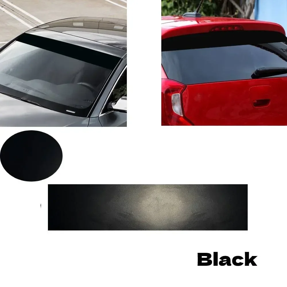

Car Gloss Black Sun Strip Universal Car Van Windscreen Sunstrip 140 X 20CM Windscreen Sun Strip Car Front View Sunshade USEFUL