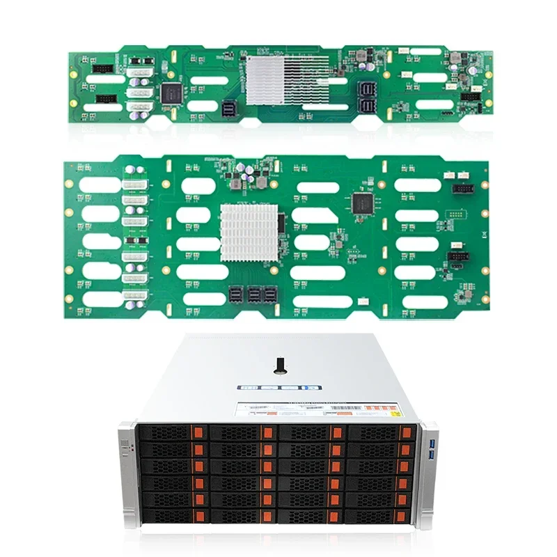 4U 36-bay Rack Chassis with SAS/SATA Expander Backplane CC3X36-36S