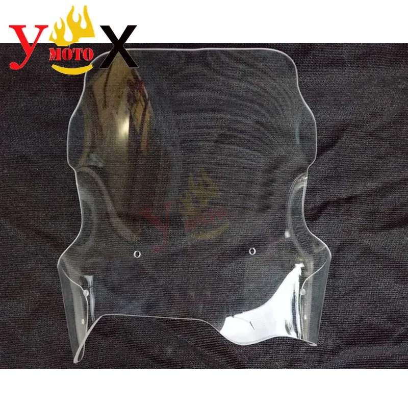 Motorcycle Clear 4MM Windshield Windscreen Deflector Front Glass For BMW F650GS F700GS F800GS F650 F700 F800 GS 2008-2013