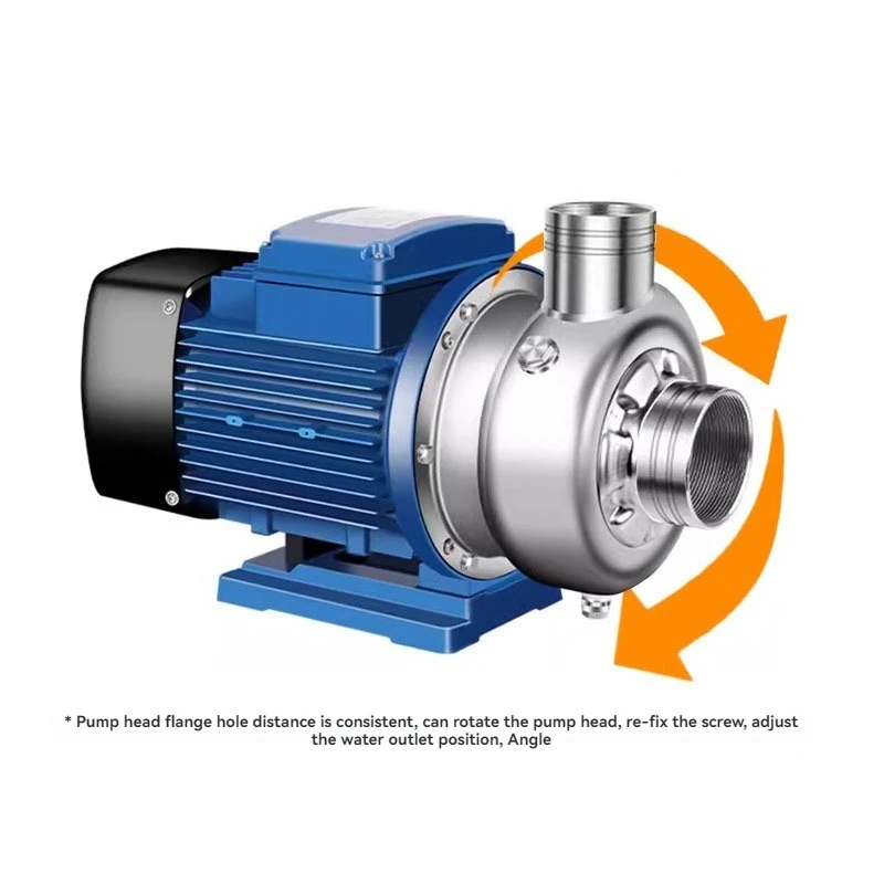 Baru DWK100 750W 220V Pompa Sentrifugal Baja Tahan Karat Tipe DWK Pompa Sirkulasi Tahan Asam dan Alkali Limbah Antikorosi