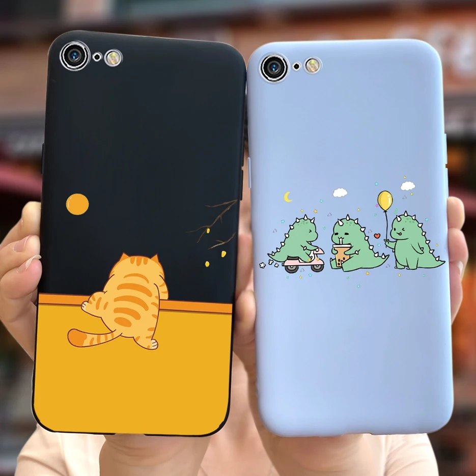 For iPhone 7 8 Plus Case Cute Fashion Cartoon Cover Soft Silicone Phone Case For iPhone 7 Plus iPhone7 iPhone8 Back Cover Bumper