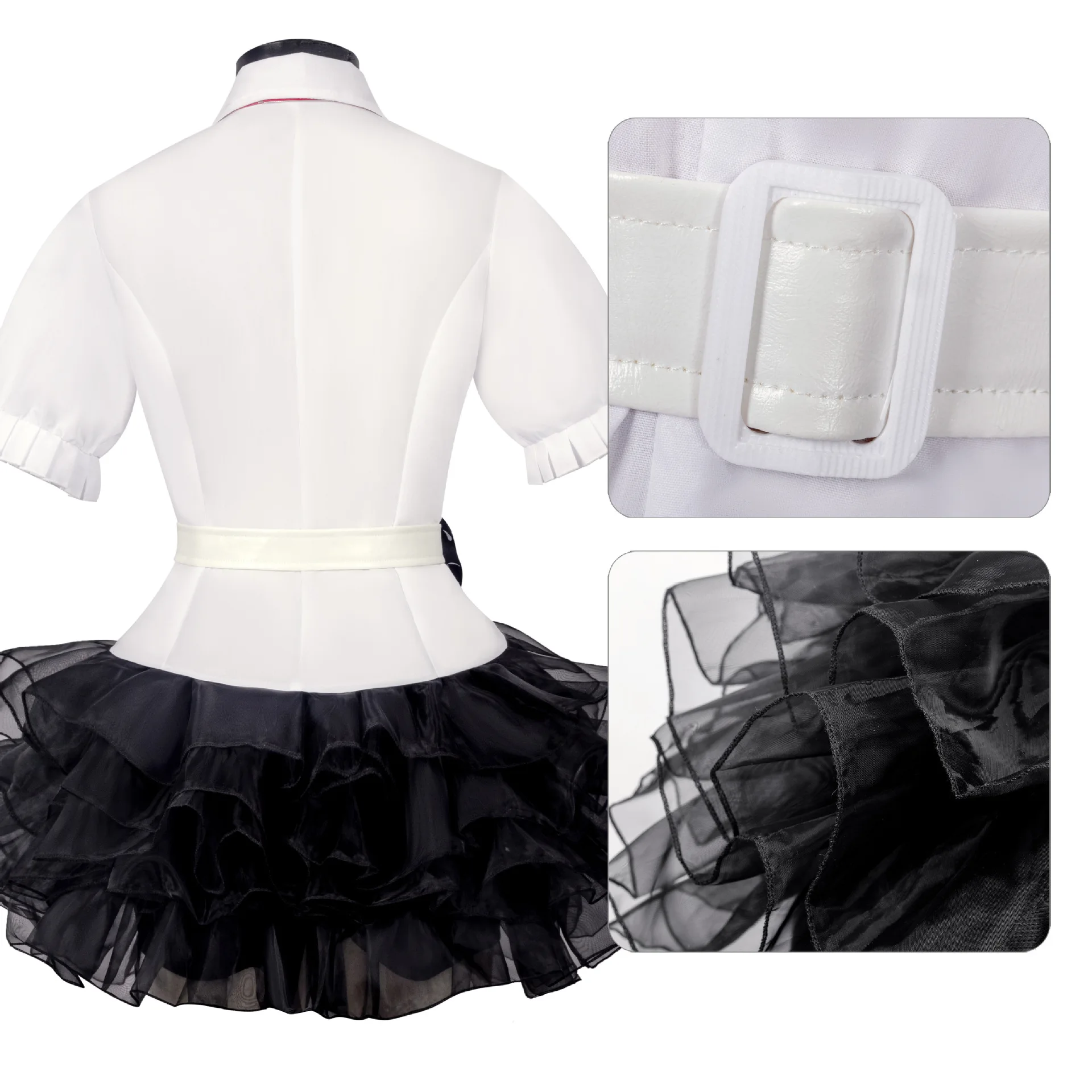 Anime ZZZ Sunna Cosplay Costume Wig Game Zenless Zone Zero Angels of Delusion Sunna Comic Convention Stage Costume view 3