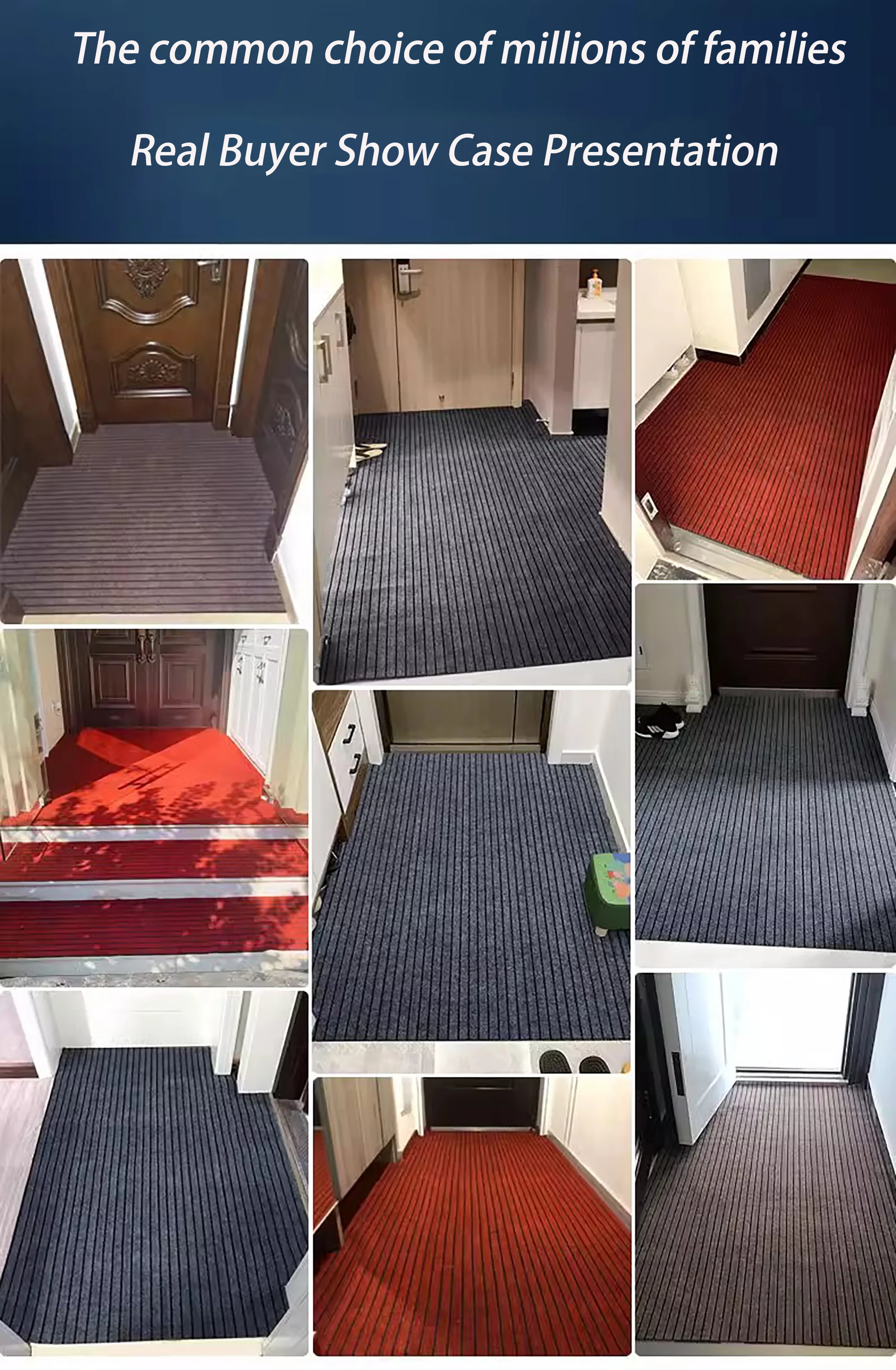 Anti slip kitchen mat, washable carpet, full coverage, DIY oil absorption, kitchen, long corridor, runway, entrance, bathroom