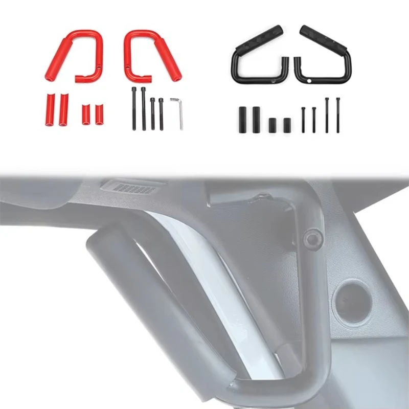New High Quality 4x4 Accessories 2/4 Door Front and Rear Steel Grab Handle for Jeep Wrangler JK 2007-2017 - view 3