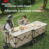 Naturehike Folding Trolley Table Board Lightweight Outdoor Camping Egg Roll Table Carbon Steel Picnic Universal Style Tabletop