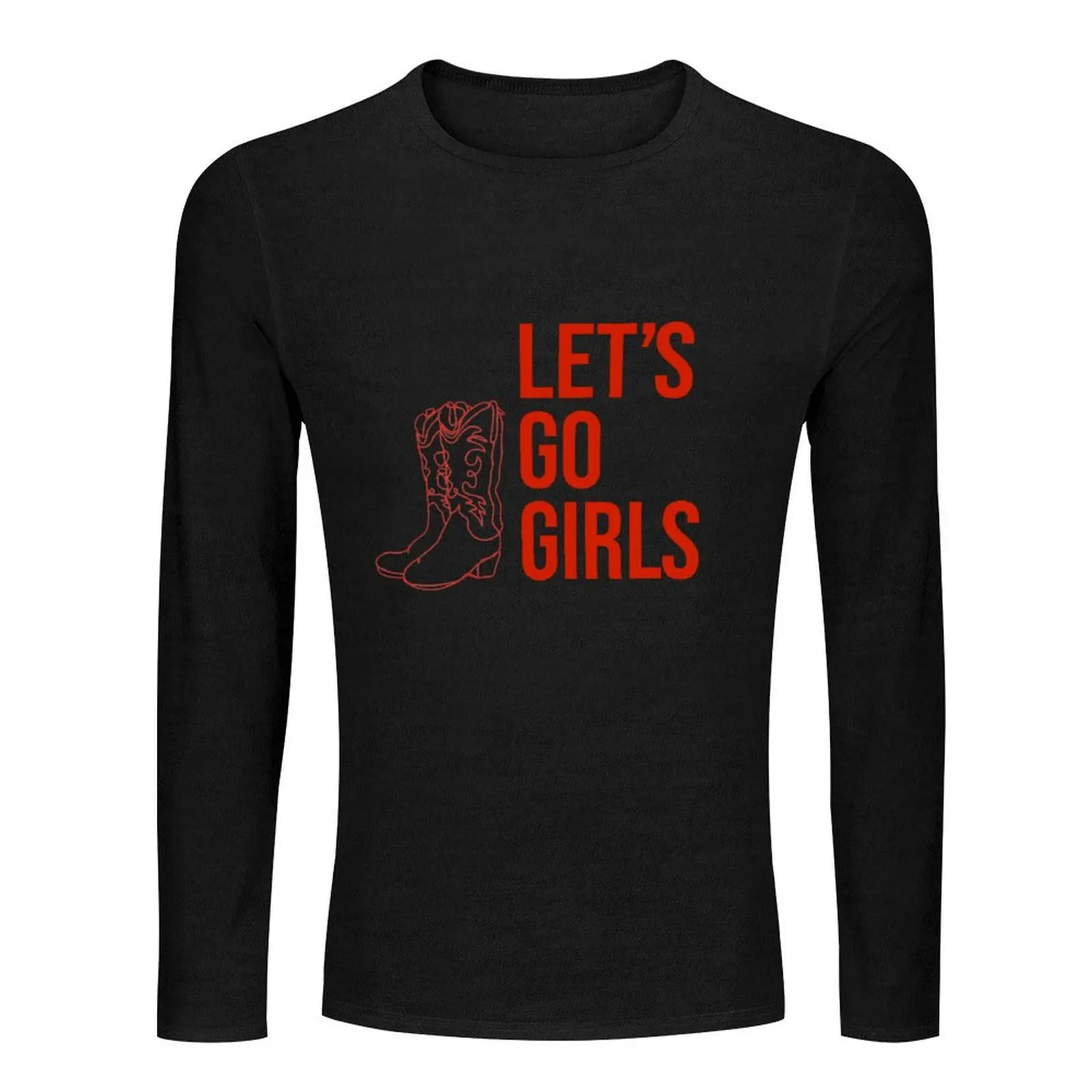 Let's Go Girls - Shania - Bachelorette design Long T-Shirt Aesthetic clothing Oversized t-shirt black t-shirts for men