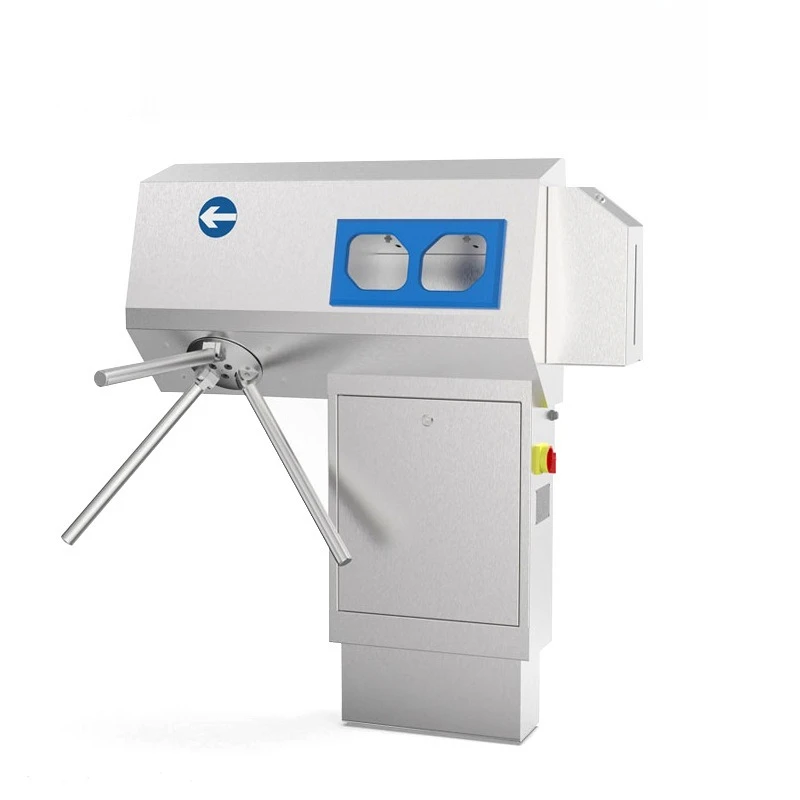 Sanitary access control disinfection gate, stainless steel spray disinfection gate