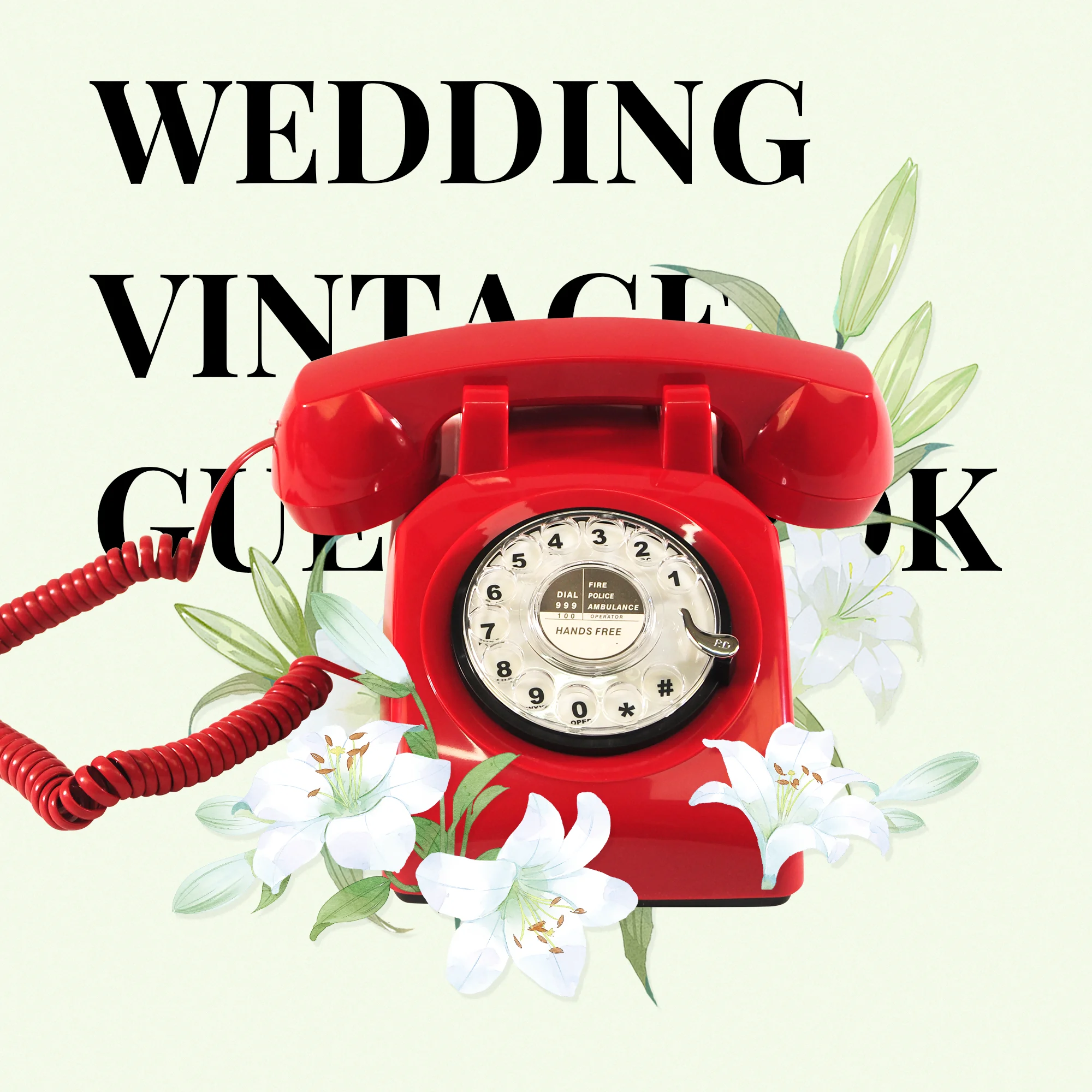 

Лидер продаж, красный свадебный телефон, цифровая память, гостевая книга на память-винтажный телефонный диктофон для душевых и семейных встреч