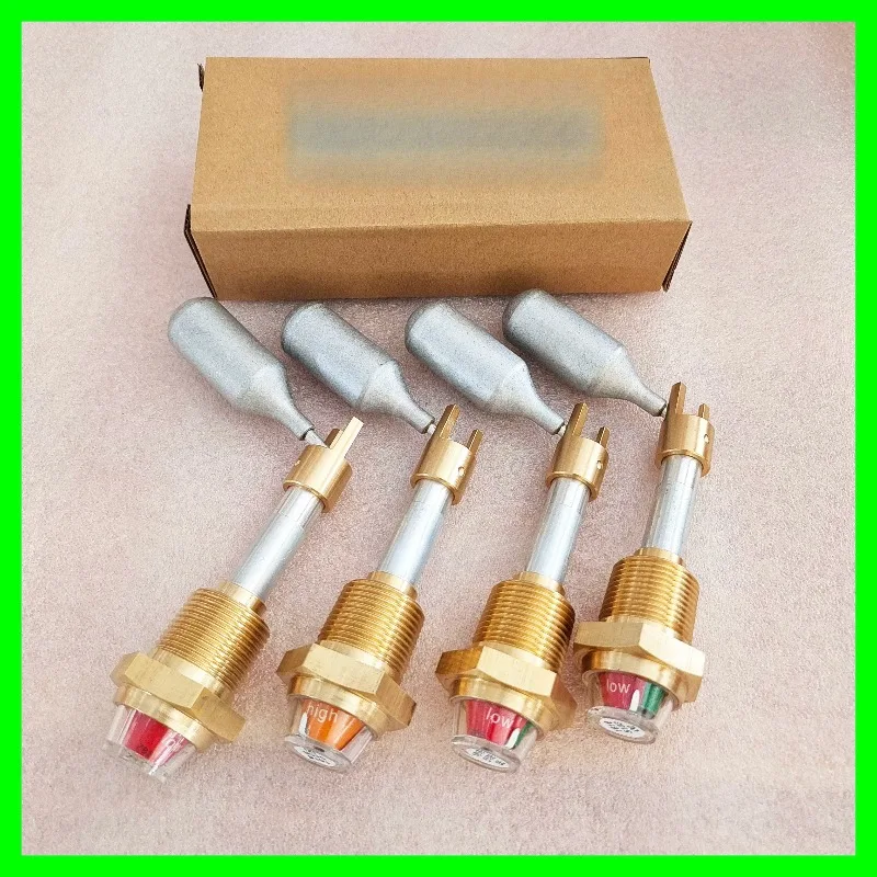 Screw air compressor oil level gauge oil level