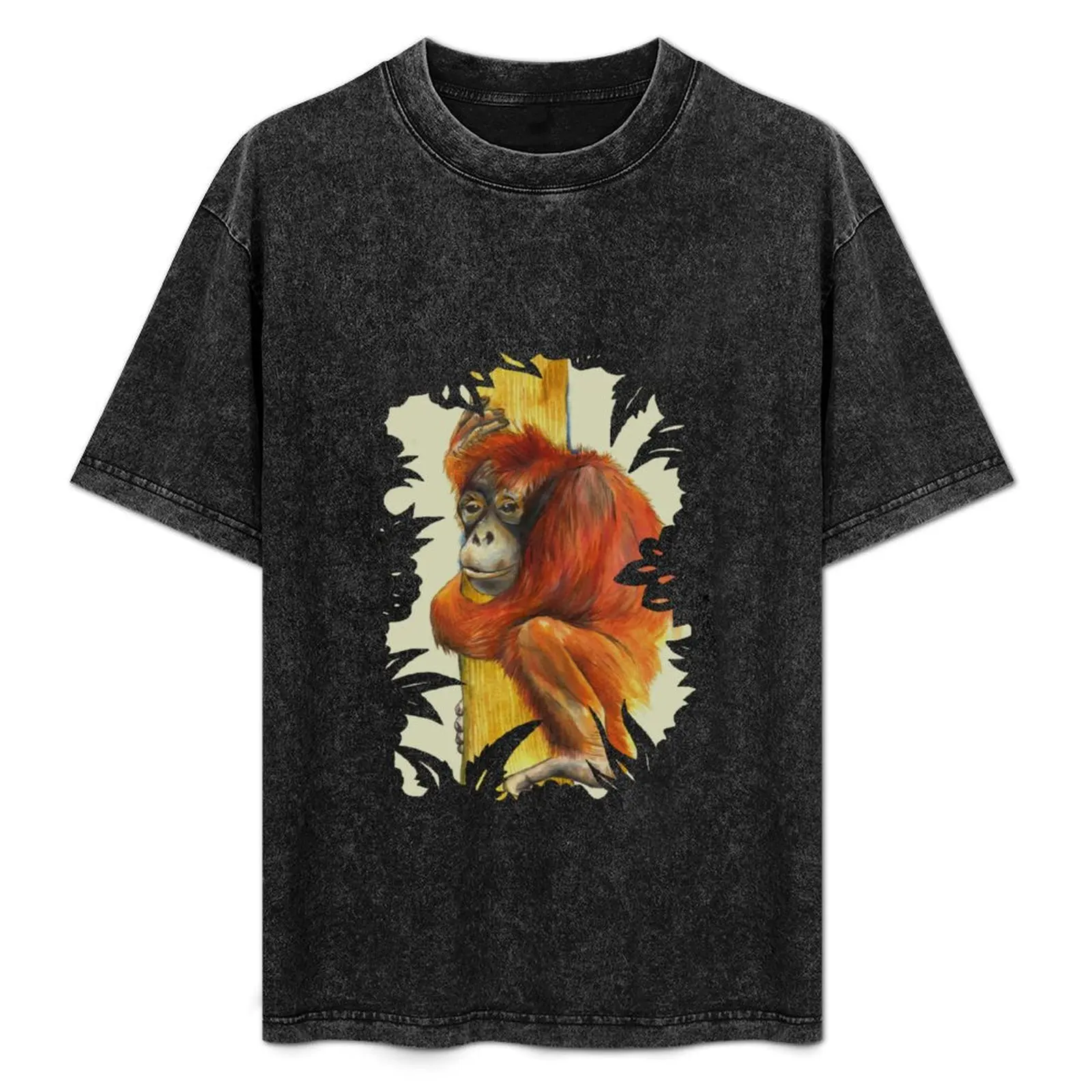 

Orangutan T-Shirt Large Size Casual Tee Shirt