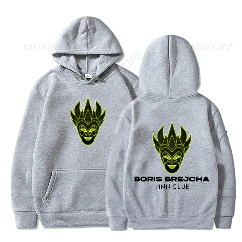 الكلاسيكية الشارع موضة عادية الهيب هوب بوريس بريجشا Dj قناع كول قصير الرجال النساء البلوز هوديس البلوز Y2K الموضة #3