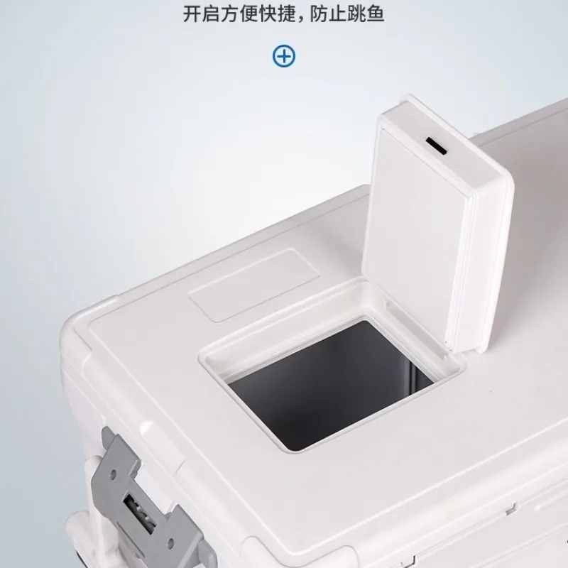 New Fishing Box 40 Liters 66 Liters 85 Liters Sea Fishing Box with Wheels Handle Nanyou Boat Fishing Incubator
