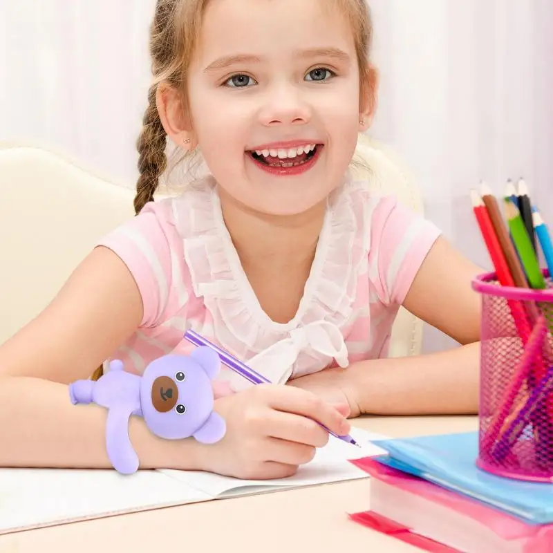 سوار الحسية سوار الحسي لطيف الحيوان مع ضوء LED جمع التنقل لعبة الاسترخاء بسط الملحقات للمراهقين