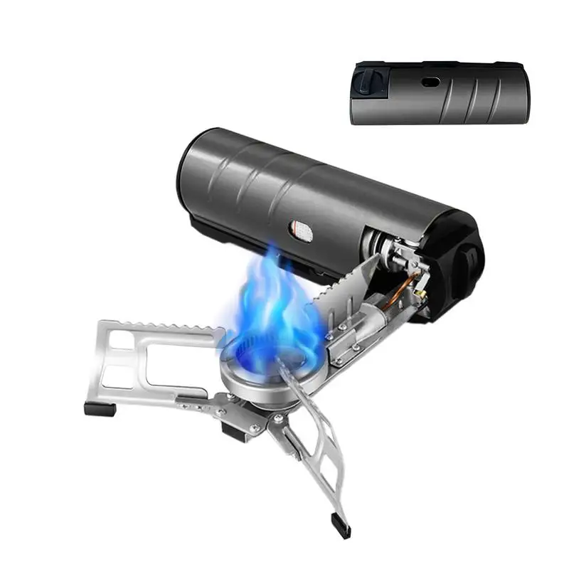 

Camping Stove 2600W Foldable Camp Metal Burner 3 Gears Adjustable Camp Travel Stove With Storage Handbag For Outdoor Cooking