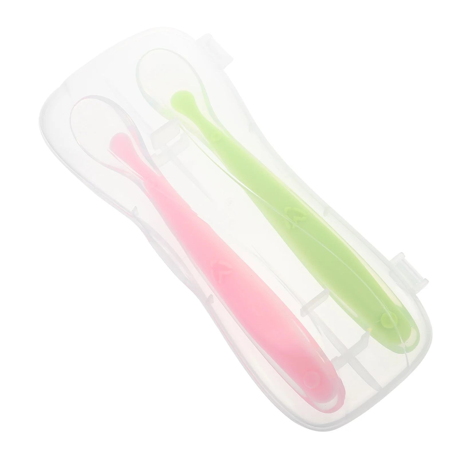 Silicone Spoon Training Supple Baby Feeding Supplies Mashed Food Feeder Spoons Household Toddler Infant Newborn Soft