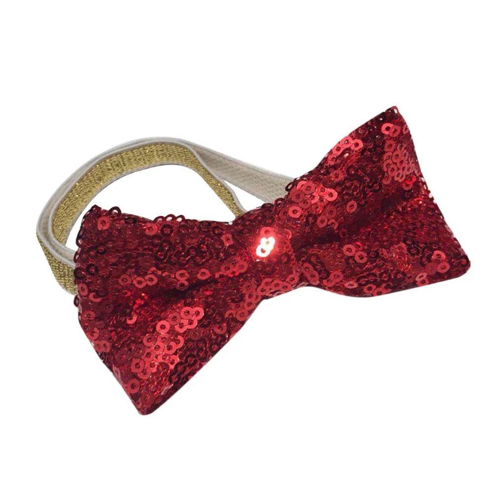 

2Pcs Pet Christmas Crown Bow Tie Party Hat Soft Comfortable Costume Photo Prop Pet Birthday Holiday Dog Puppy Dog Christmas Hat