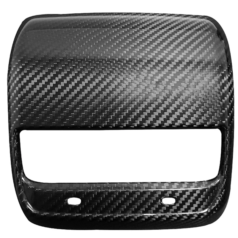 

Dry Carbon Fiber Car Rear Air Outlet Cover Decorative Plate Air Outlet Decoration Board Suitable For Tesla 3 18-19