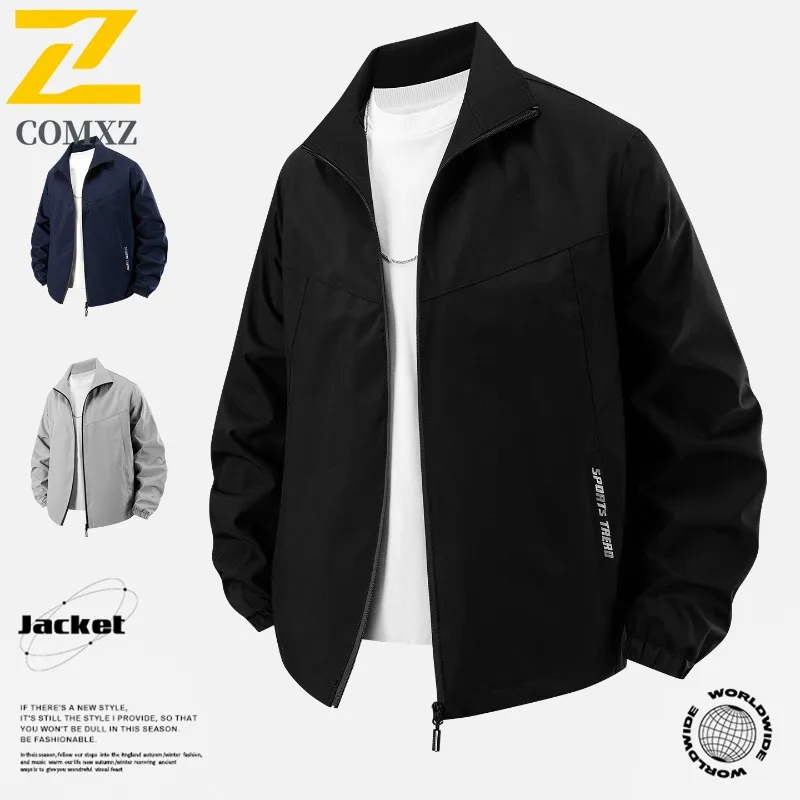 

COMXZ Youth Patch Reflective Casual Coat Men Spring Autumn Patch Spring Baseball Men Spring Menswear New Jacket Classic Loose