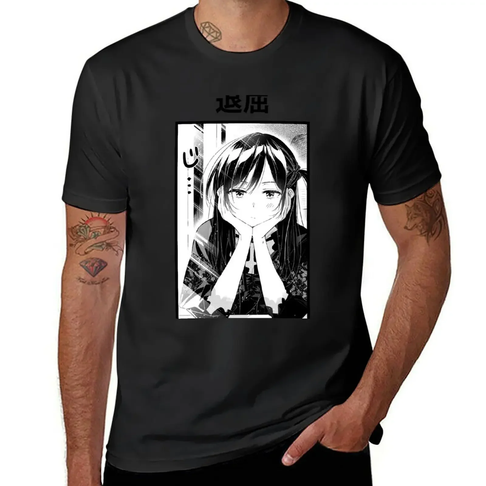 CHIZURU MIZUHARA KANOJO OKARISHIMASU - RENT A GIRLFRIEND T-Shirt Blouse cute clothes plain t shirts men