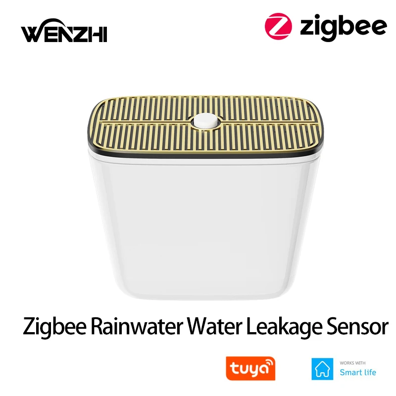 

Датчик утечки дождя и воды ZigBee, обнаружение падов дождя, уличный водонепроницаемый аккумулятор, приложение Tuya Smart Life, управление домашней автоматизации