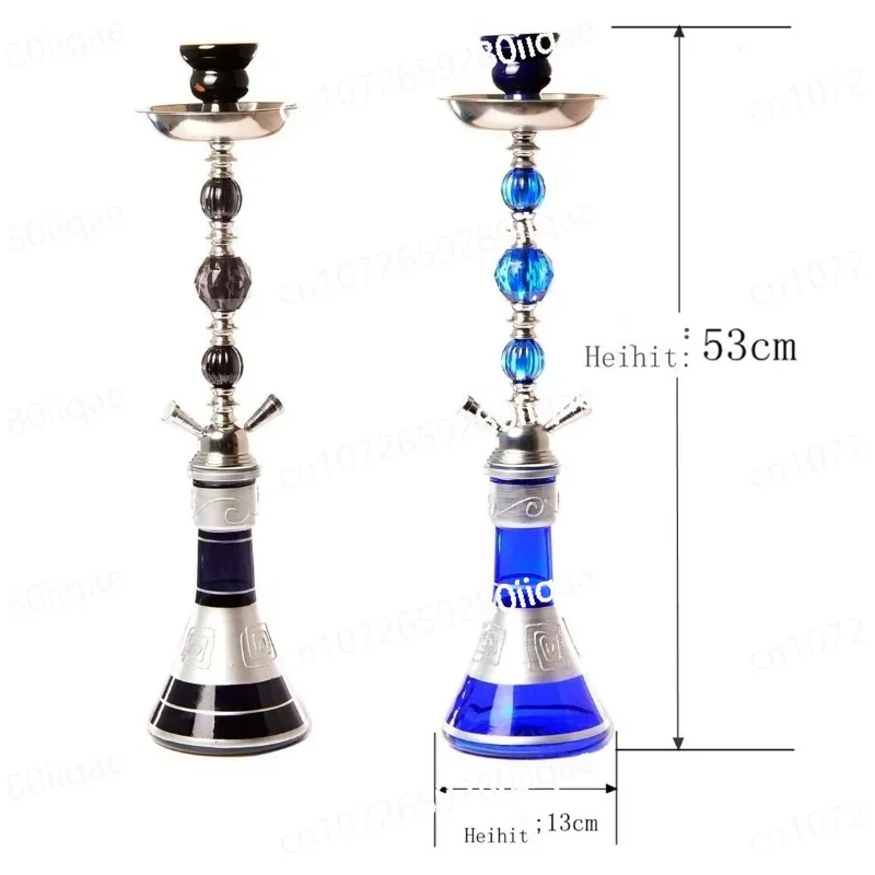 Pipe Arab gravity pot Deluxe double tube exquisite glass gift box