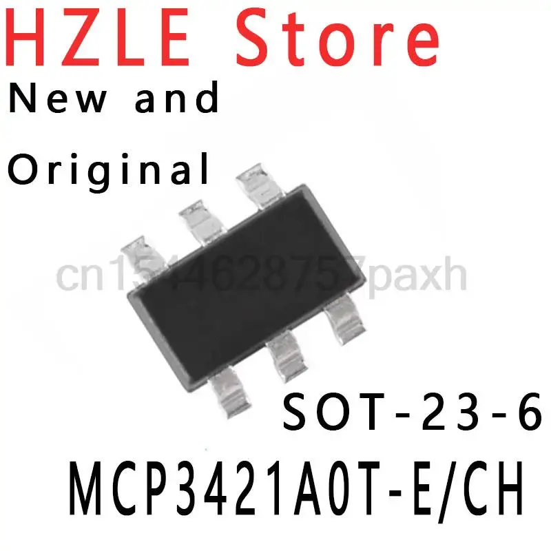 10PCS New and Original  MCP3421A0T MCP3421 sot-23-6 RONNY IC MCP3421A0T-E/CH