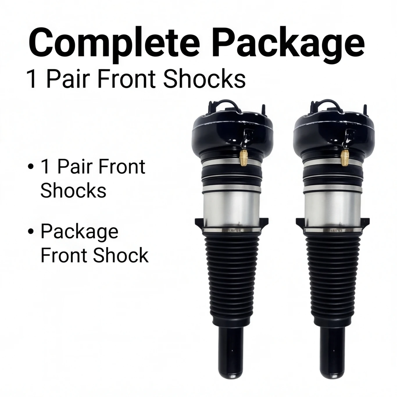 2pcs/set For Audi A8 A8L S8 4D 4H 2009-  Allroad Quattro Front L + R Air Suspension Strut Shock 4H0616039T,4H0616039AD