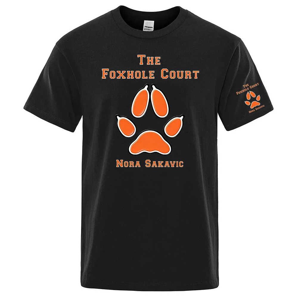 2026 Summer Men's The Foxhole Court Palmetto State Foxes Logo Print Skin-friendly Comfortable Breathable Ice Silk T-shirt