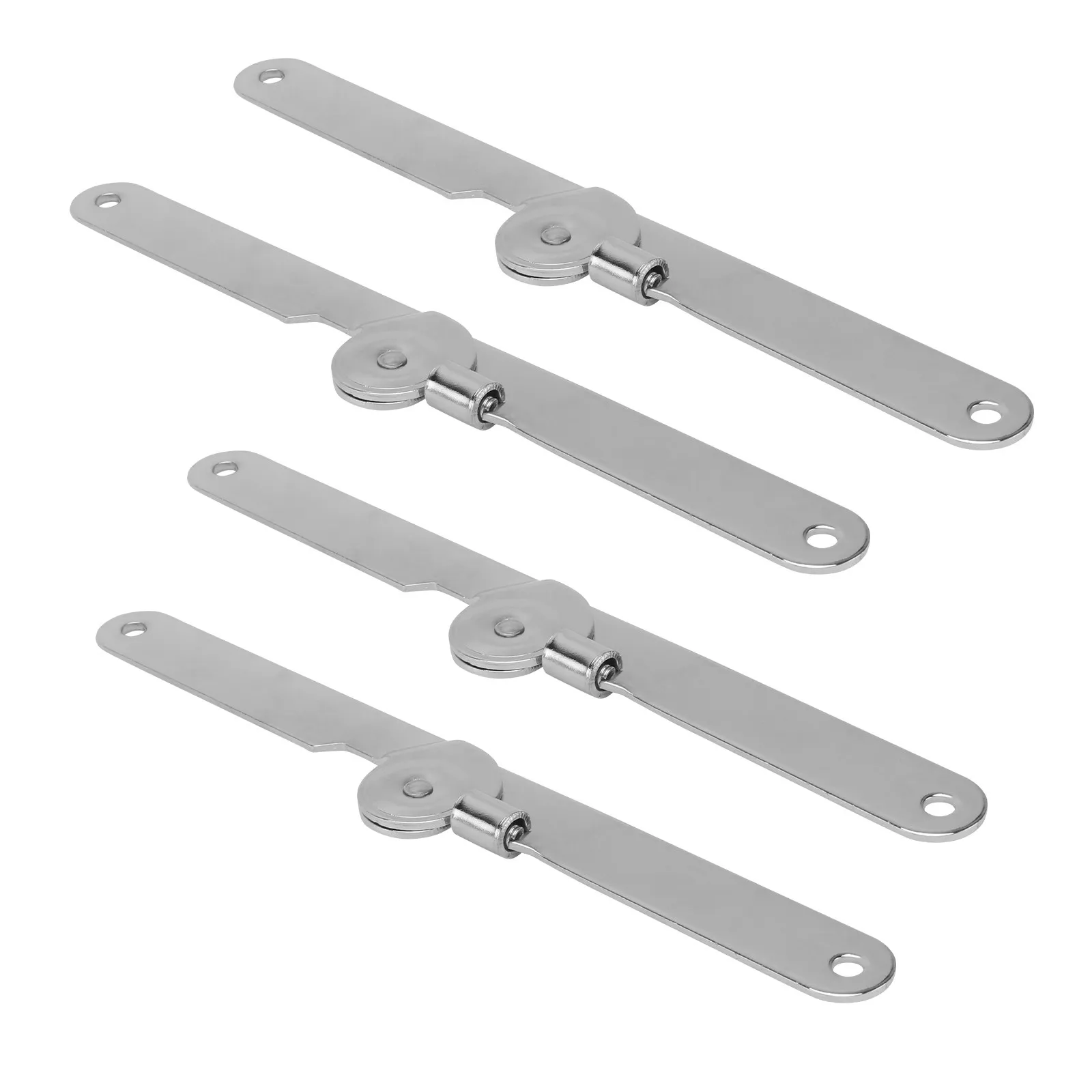 4Pcs 9 Inch Cabinet Hinge Sturdy Spring Support Hinge Two Fold Pull Rod Detachable Easy Install Thickened Non Scratch Surface