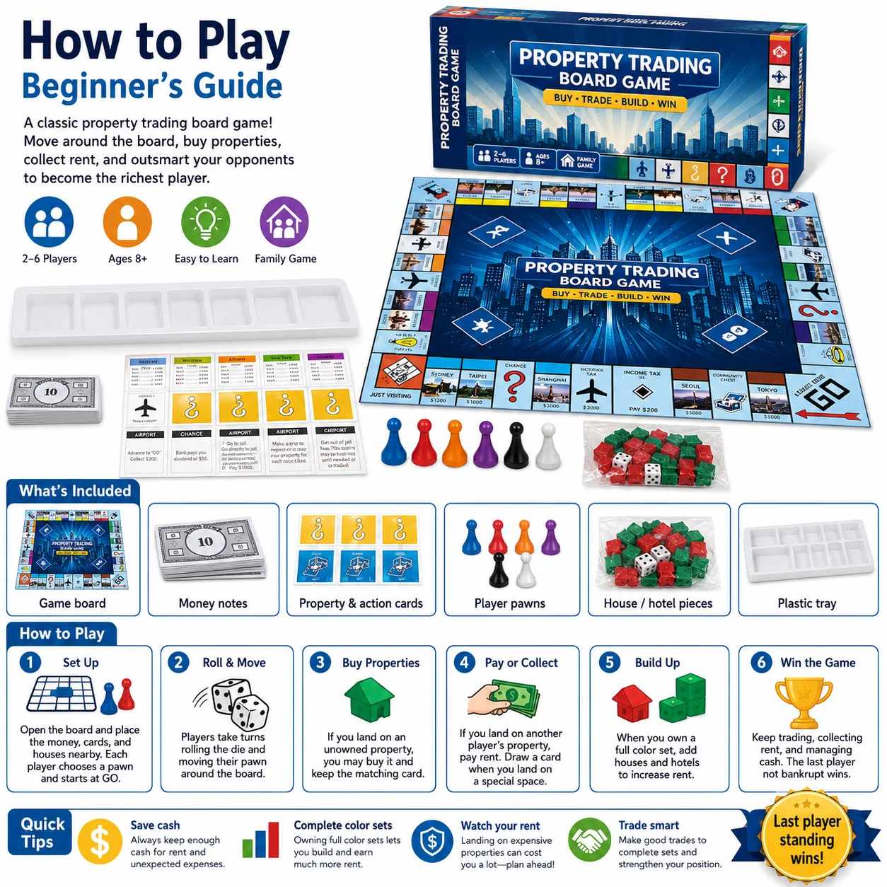 Spider-Man Monopoly Board Game - Collector's Choice for Superhero Fans, Family Game Night - English Version - view 6