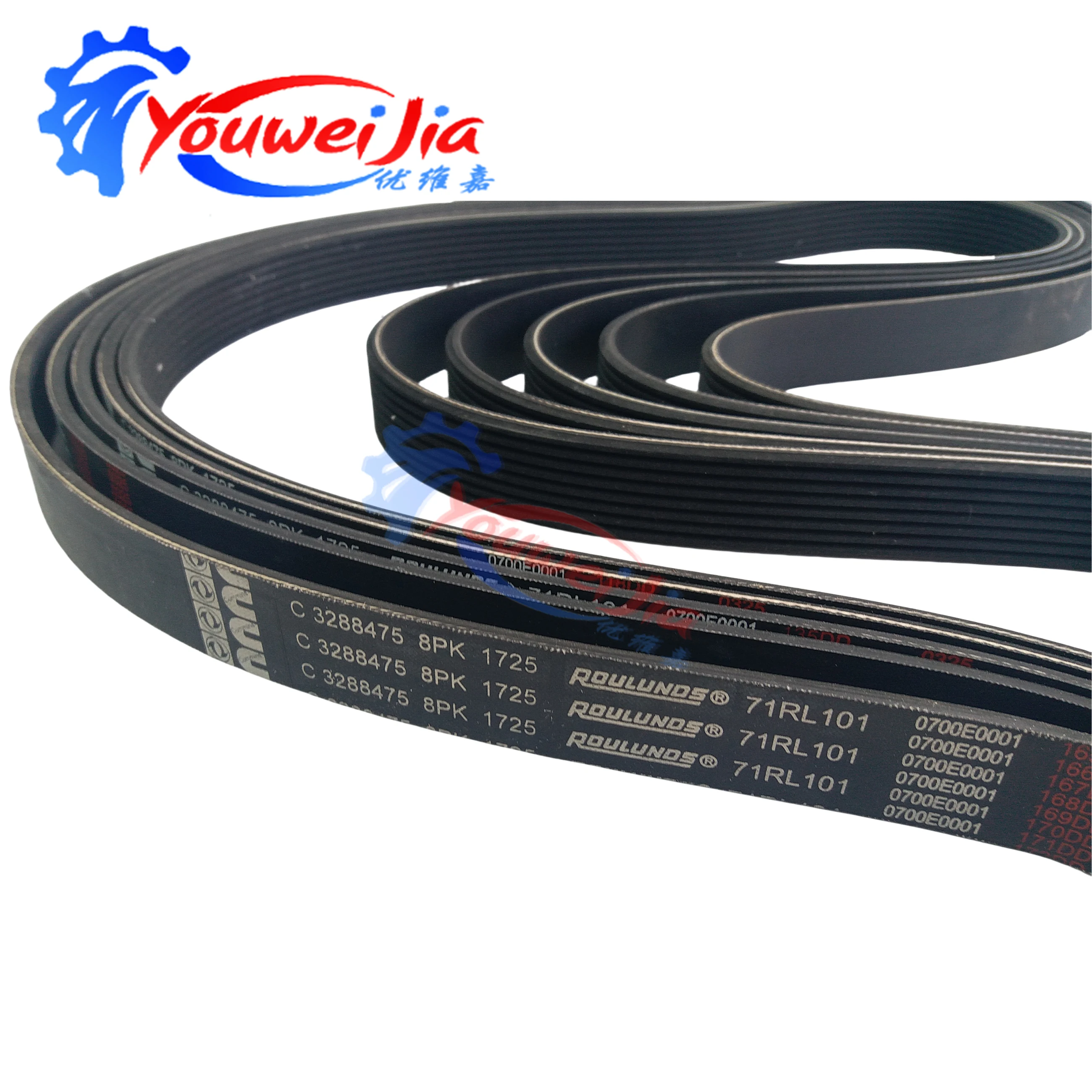 

Высококачественные детали двигателя ISLE QSL9.3 Ребристый ремень 3288475 C3288475 8PK1725 для автомобилей