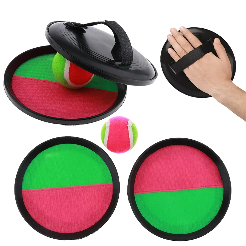 粘着ボールおもちゃ 2 ラケット 1 ボール子供屋外運動小道具スポーツ親子インタラクティブおもちゃ投げとキャッチボール TMZ