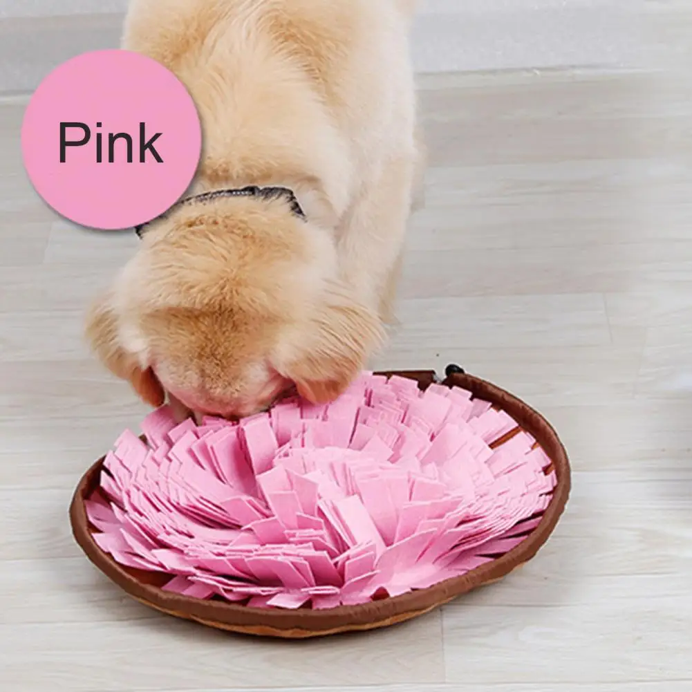 Dog Toy Pet Snuffle Mat Feeding Puzzle Toy Set for Dogs Cats Portable Non-slip Design Encourages Natural Foraging Skills Stress