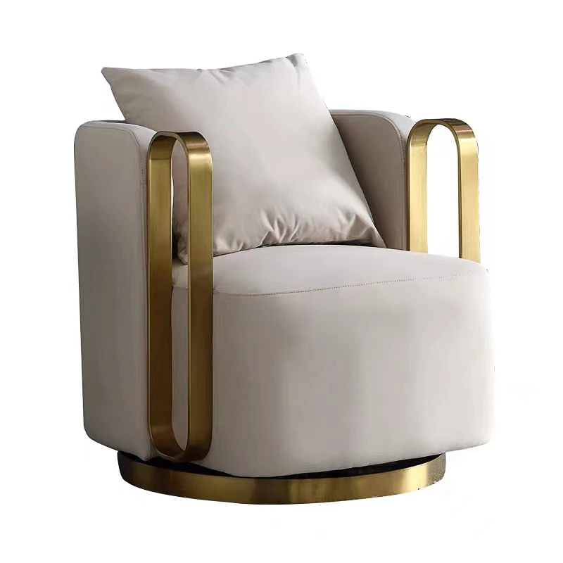 

Modern Arm Sofa Chair Home Furniture Living Room Leisure Chair Metal Dining Luxury Accent Recliner Chaise Lounge Chair