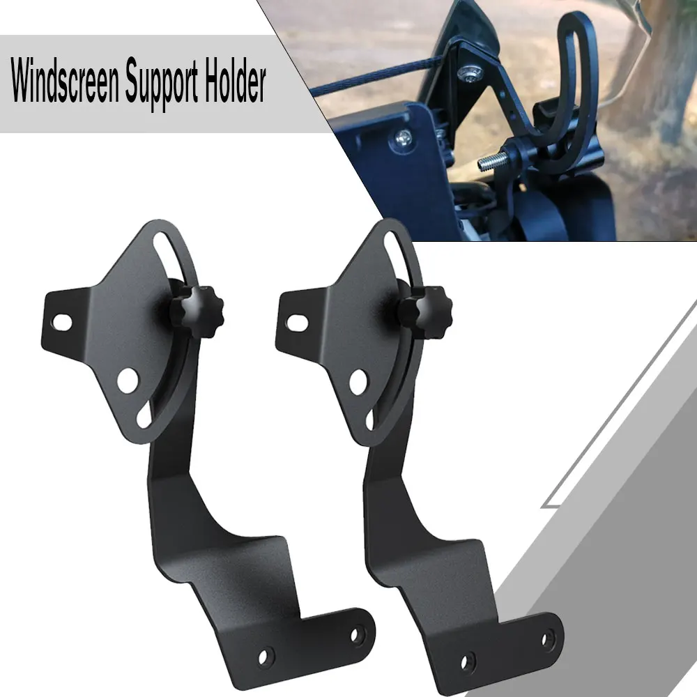 R1250GS R 1250 GS Adventure Windscreen Strengthen Bracket Kits For BMW R1200 R1200GS ADV 2013 - 2023 Windshield Support Holder 