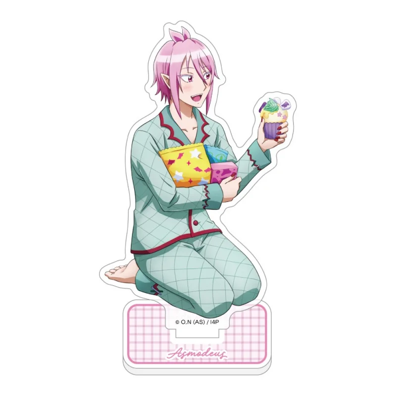 Anime Welcome to Demon School! Iruma-kun Suzuki Iruma Asmodeus Alice 15cm Acrylic Stand Figure Keychain Desktop Ornament