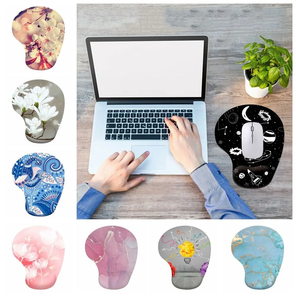 Home Office Gaming Non Slip Silicone Mice Mat Wrist Rest Mouse Pad Hand Support Ergonomic
