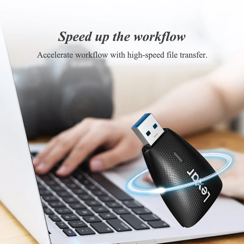 قارئ بطاقات Lexar USB3.1 USB3.2 Type-C إلى SD MicroSD TF بطاقة للكمبيوتر المحمول الذكية قارئ بطاقات الذاكرة microsd محول بطاقة SD
