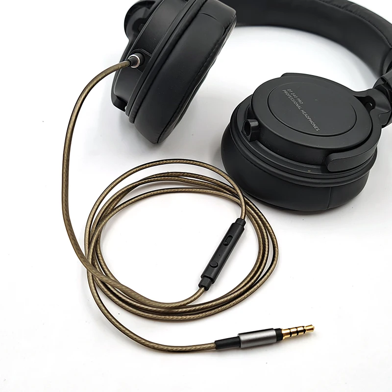 استبدال كابل 3.5 مللي متر إلى 2.5 مللي متر أنثى ل AKG Y40 Y50 Y500 N60NC K545 JBL LIVE2 PXC550 DT240 E30 E55 سماعة رأس مطلية بالفضة