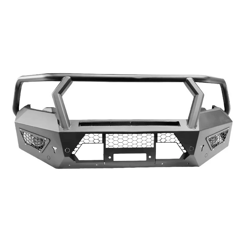

High Quality Off Road 4x4 Auto Part Black Steel Front Bumper Bull Bar Nudge Bar for Toyota Prado