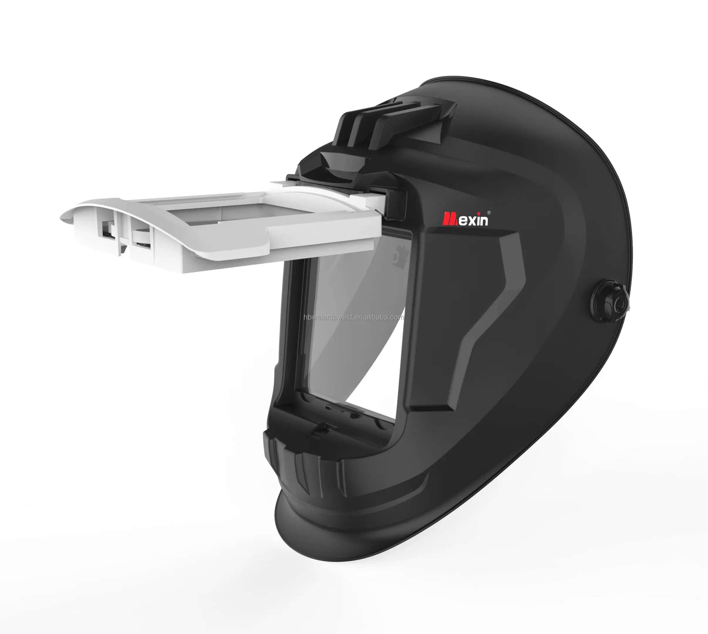 VERDA Portable Powered Air Purifying Auto Darkening Welding Helmet with Solar & Lithium Power 10-Hour Runtime 1-Year Warranty