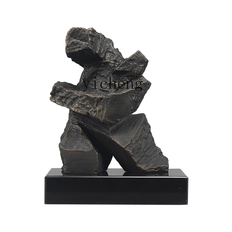 

ZC artwork abstract modern home jewelry front desk decoration Tai Chi sculpture ornament