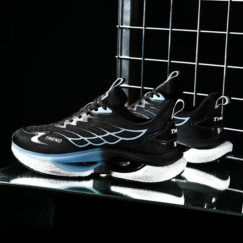

Plus Size Men'S Shoes39-45 Popcorn Sports Trendy Shoes Blue Black White Fashionable Youth Breathable Comfortable